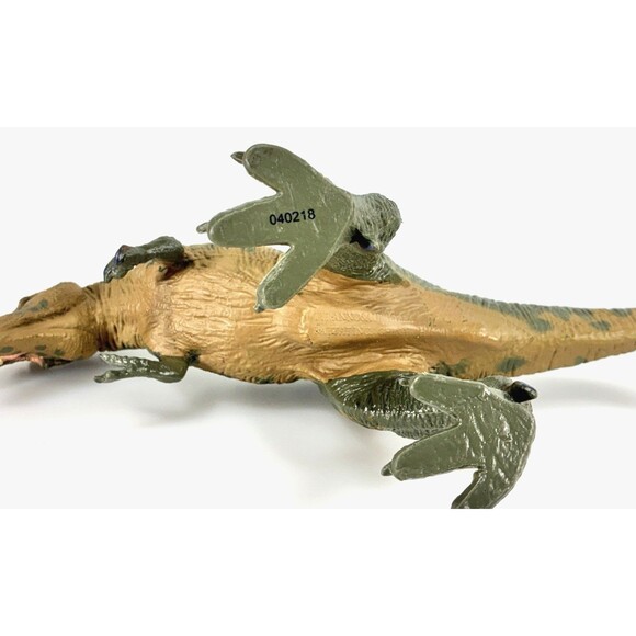 Battat Tyrannosaurus T-Rex Dinosaur Green and Tan Collectible Toy Figure - Picture 9 of 10